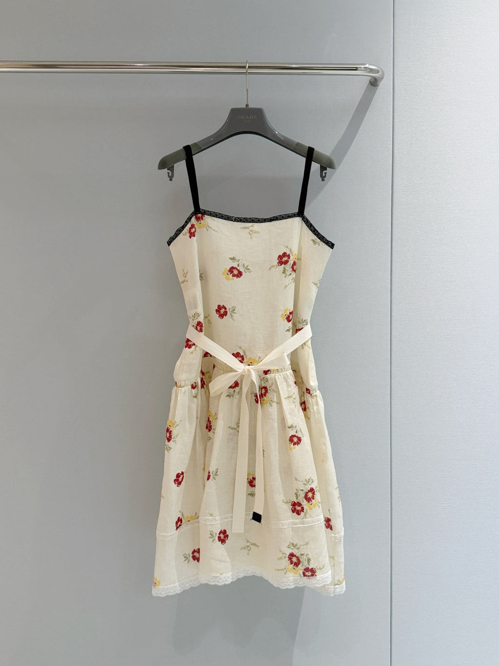 PRADA 26S FLORAL SPAGHETTI STRAP DRESS STYLE 992