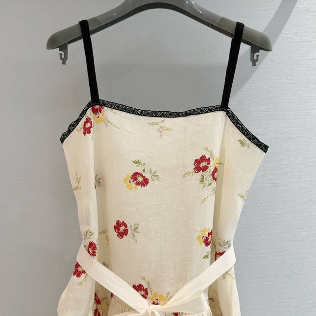 PRADA 26S FLORAL SPAGHETTI STRAP DRESS STYLE 992
