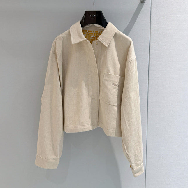 FENDI 26S DENIM SHIRT JACKET 369