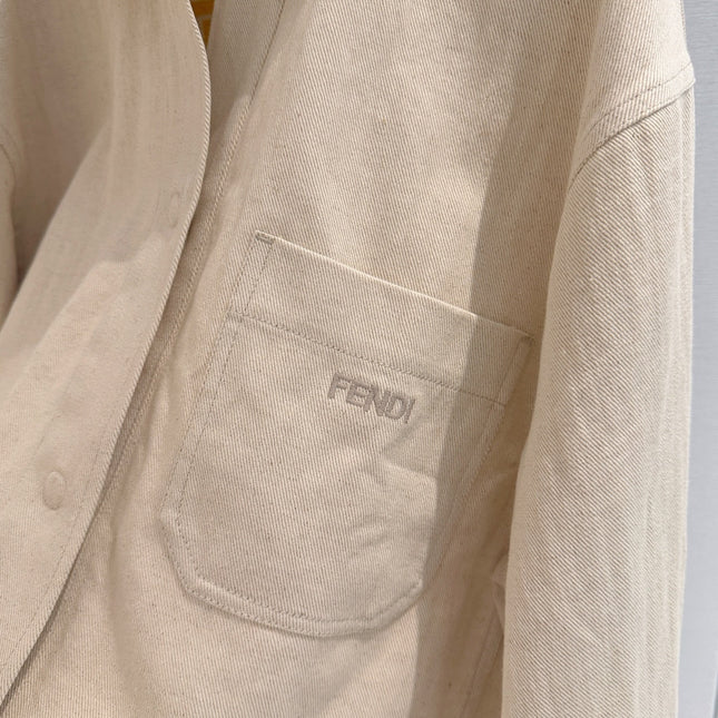 FENDI 26S DENIM SHIRT JACKET 369