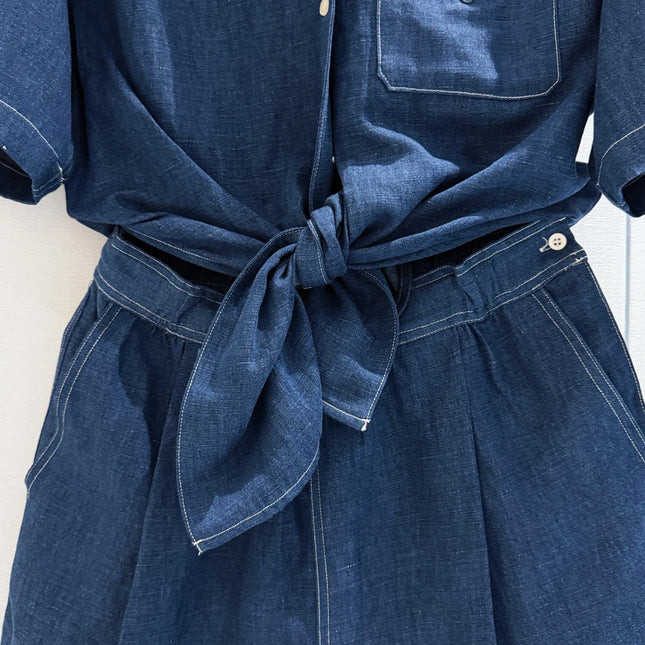 PRADA 26S DENIM JUMPSUIT 996