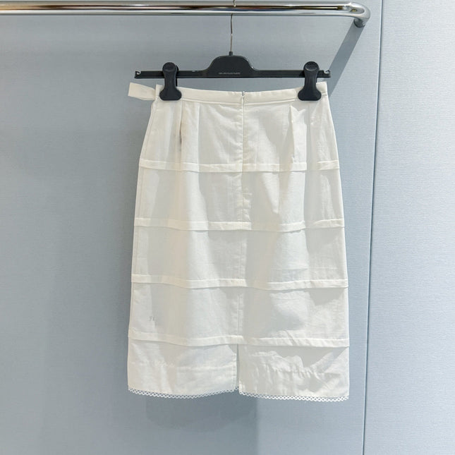 PRADA 26S COTTON MIDI SKIRT STYLE 965