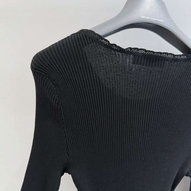PRADA 26S SHORT-SLEEVE KNIT SWEATER STYLE 945