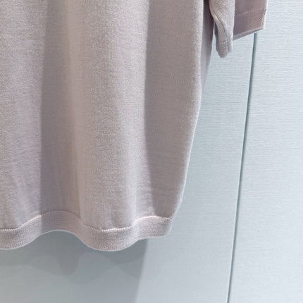 VALENTINO 26S SHORT-SLEEVE KNIT TOP 392