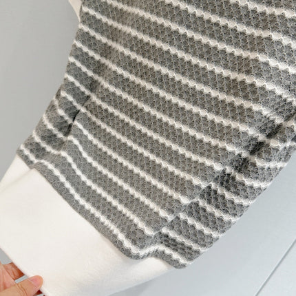 THOM 26S SHORT-SLEEVE KNIT TOP STYLE 196