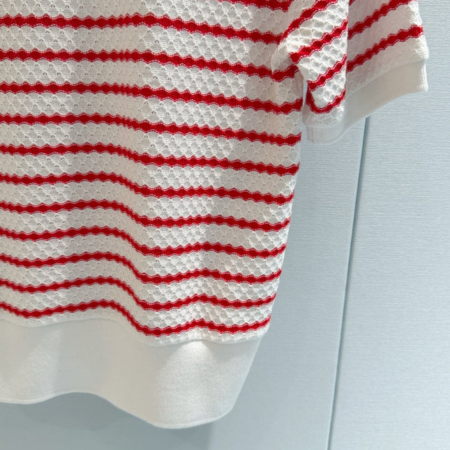 THOM 26S SHORT-SLEEVE KNIT TOP STYLE 194