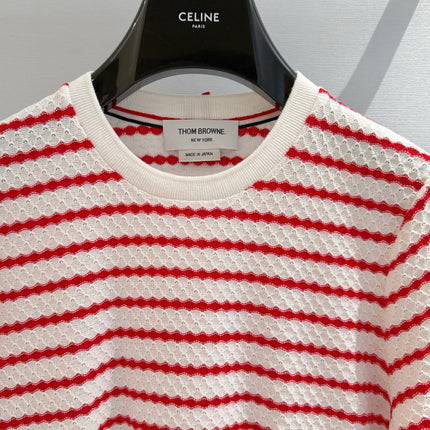 THOM 26S SHORT-SLEEVE KNIT TOP STYLE 194