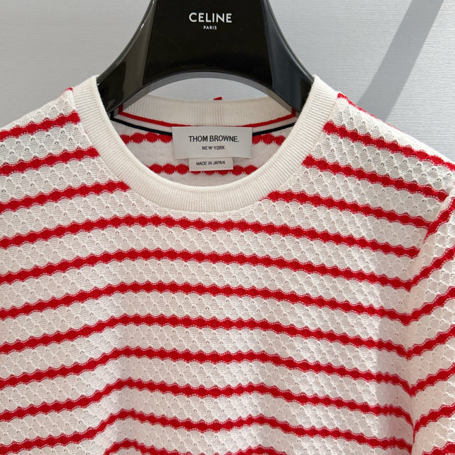 THOM 26S SHORT-SLEEVE KNIT TOP STYLE 194