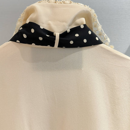 VALENTINO 26S SILK BOW BLOUSE 367