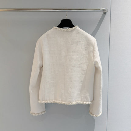 CHANEL 26S ROUND NECK TWEED JACKET 1594
