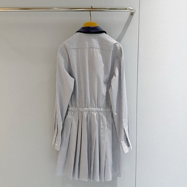 MIUMIU 26S LONG-SLEEVE SHIRT DRESS 1427