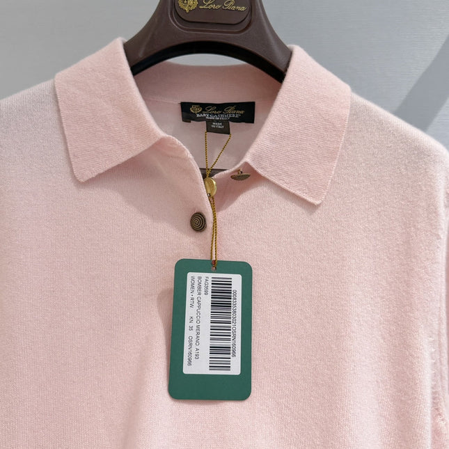 LORO PIANA 26S KNIT POLO SHIRT 904