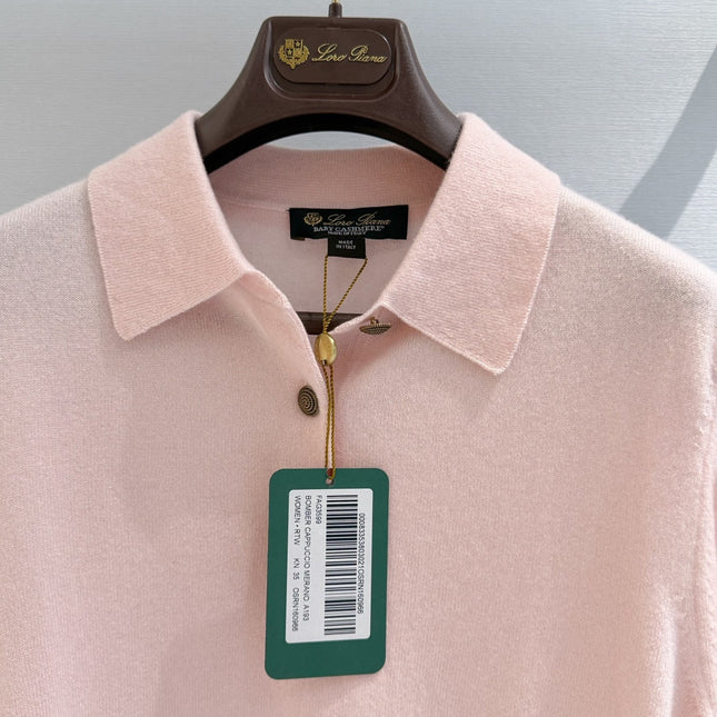 LORO PIANA 26S KNIT POLO SHIRT 904