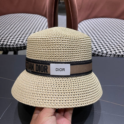 DIOR 26S SHORT BRIM STRAW HAT STYLE 144