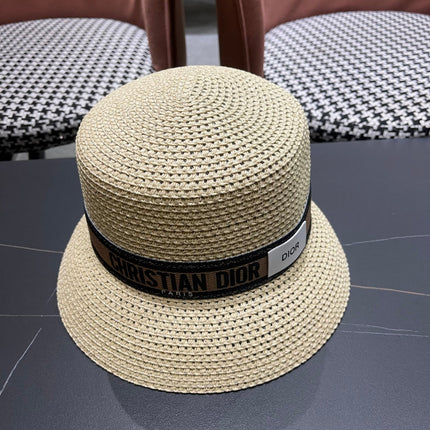 DIOR 26S SHORT BRIM STRAW HAT STYLE 144