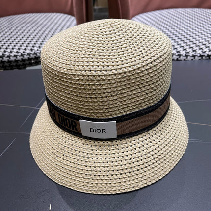 DIOR 26S SHORT BRIM STRAW HAT STYLE 144
