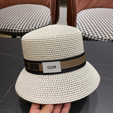 DIOR 26S SHORT BRIM STRAW HAT STYLE 146