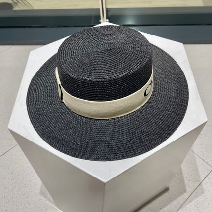 DIOR 26S STRAW BOATER HAT STYLE 196