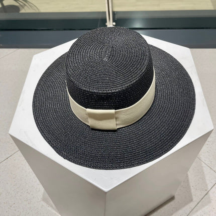 DIOR 26S STRAW BOATER HAT STYLE 196