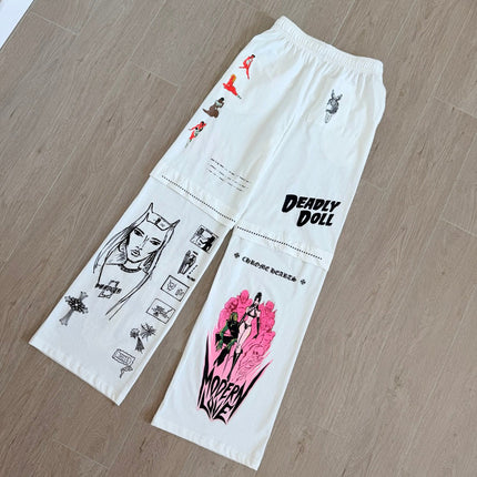 CHROME HEARTS 26S WIDE-LEG PANTS 001