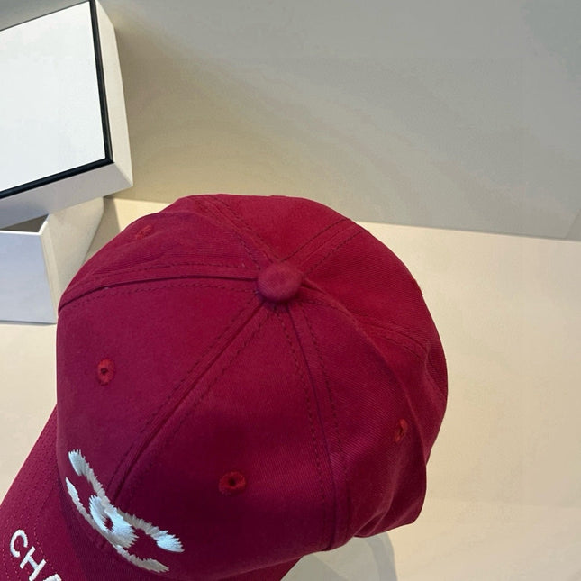 CHANEL 26S BASEBALL CAP EMBROIDERED CC LOGO 337969