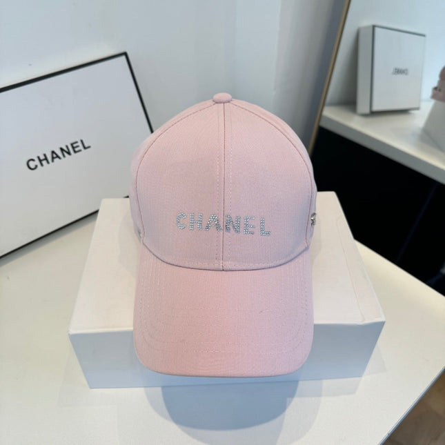 CHANEL 26S BASEBALL CAP WITH CRYSTAL CC LOGO 337988