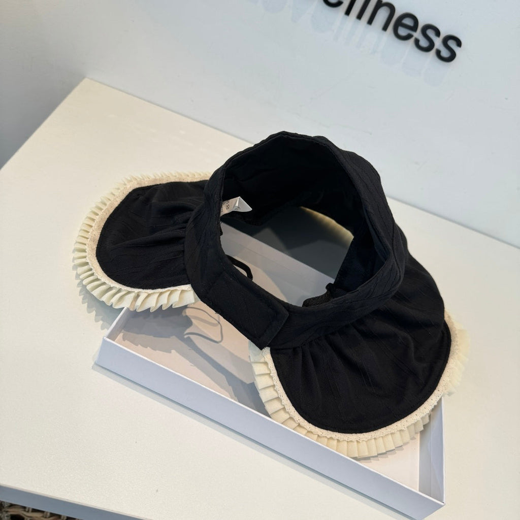 CHANEL 26S WIDE-BRIM OPEN-TOP HAT 337791