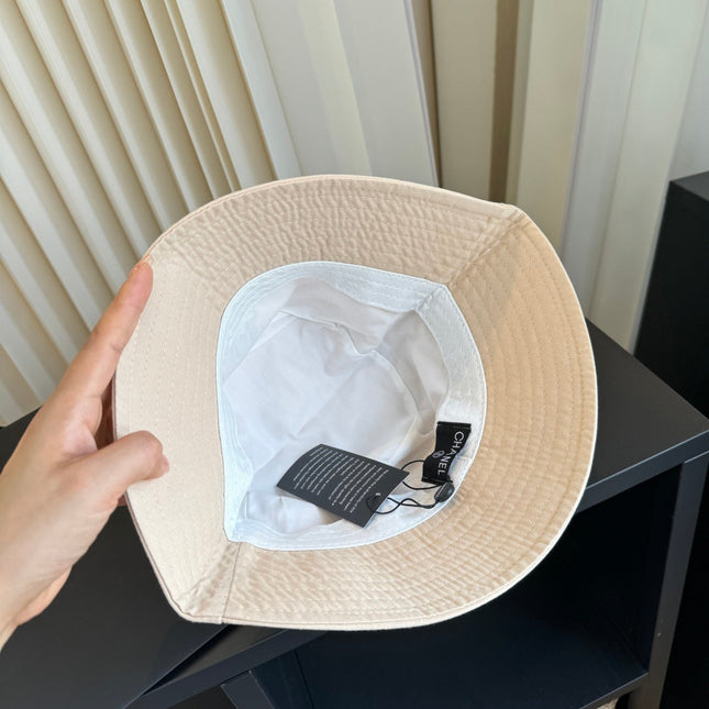 CHANEL 26S EMBROIDERED CC BUCKET HAT 337814