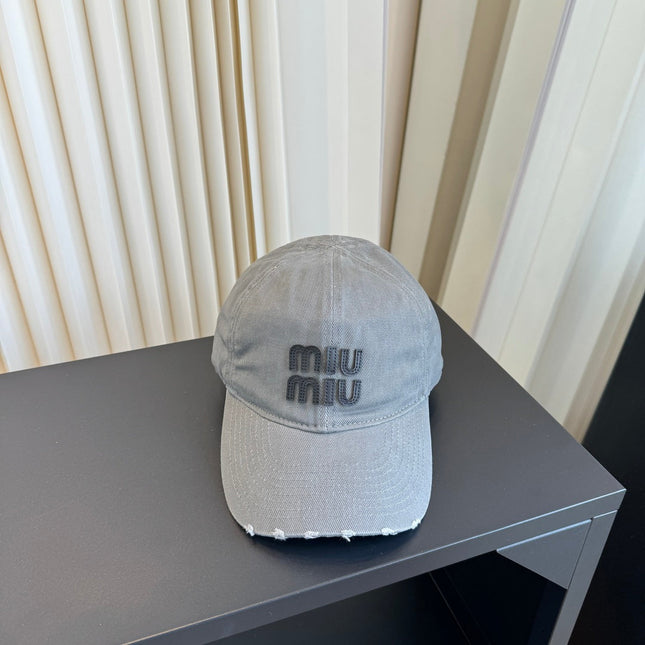 MIUMIU 26S BASEBALL CAP 342239