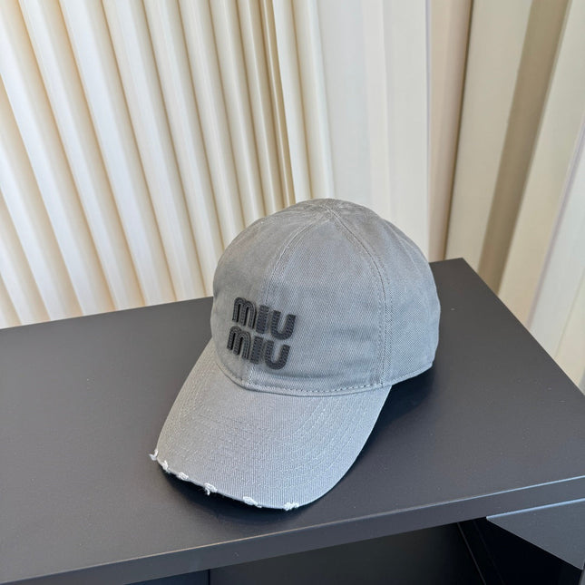 MIUMIU 26S BASEBALL CAP 342239