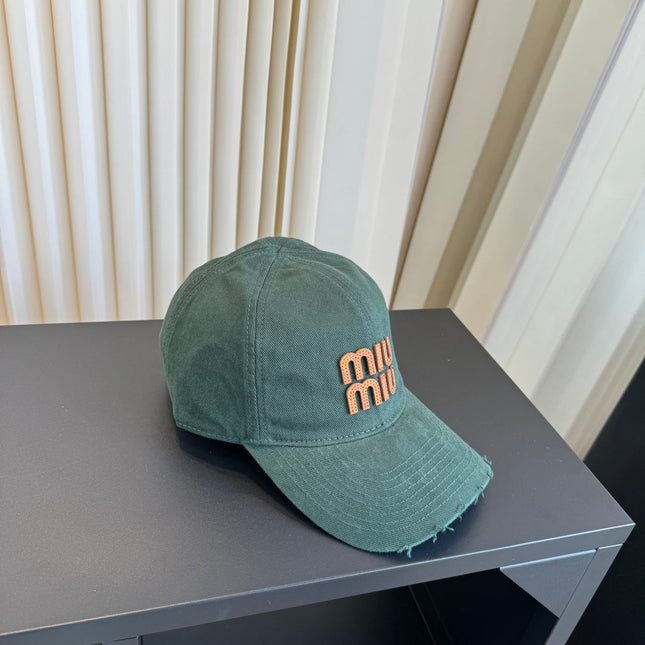 MIUMIU 26S BASEBALL CAP 342242