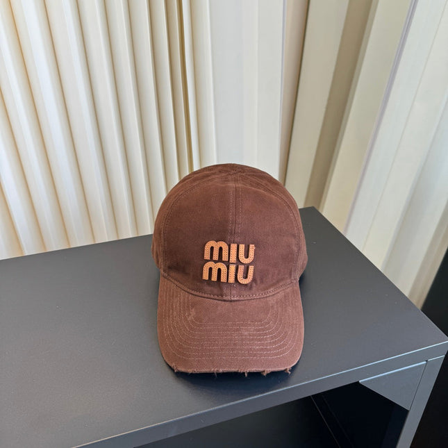 MIUMIU 26S BASEBALL CAP 339458