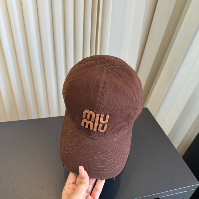 MIUMIU 26S BASEBALL CAP 342243