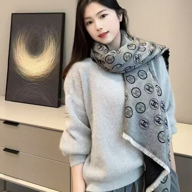CHANEL 25S SCARF 200 CM IN CASHMERE 942945