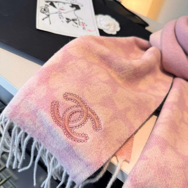 CHANEL 25S SCARF 180 IN CASHMERE 989901