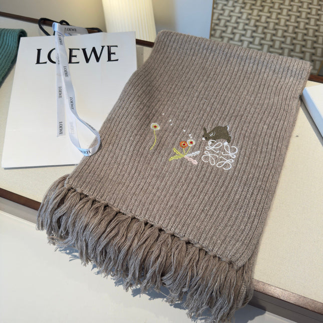 LOEWE 26S SCARF 200 IN CASHMERE 128241