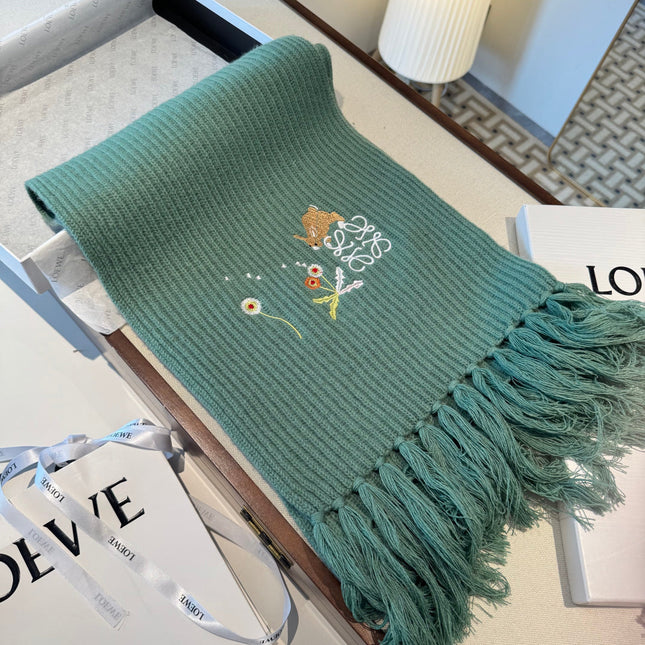 LOEWE 26S SCARF 200 IN CASHMERE 128242
