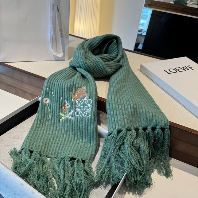 LOEWE 26S SCARF 200 IN CASHMERE 128242