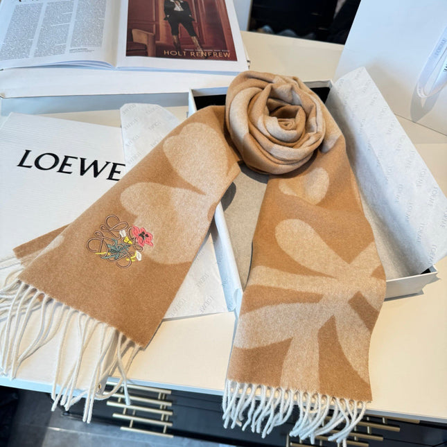 LOEWE 26S SCARF 180 IN CASHMERE WOOL 130441