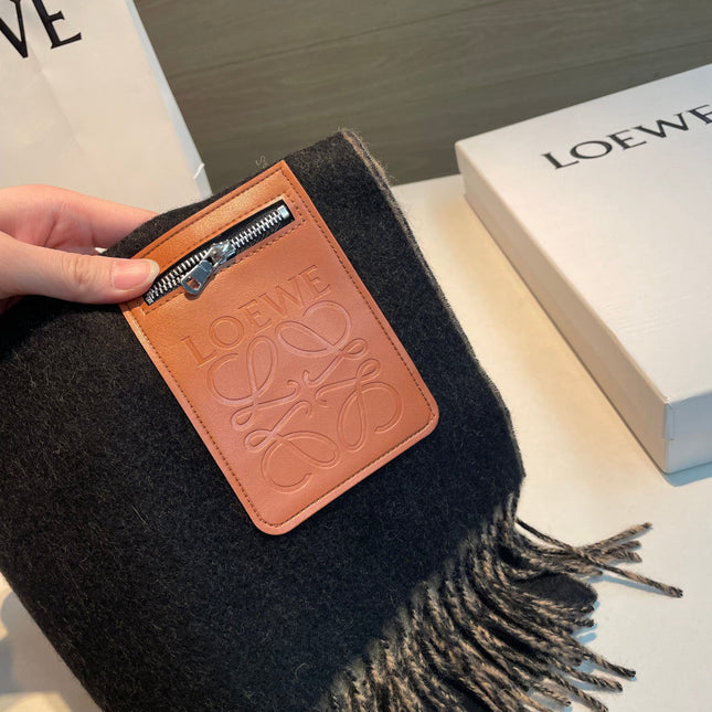 LOEWE 26S SCARF 180 IN CASHMERE WOOL 134612