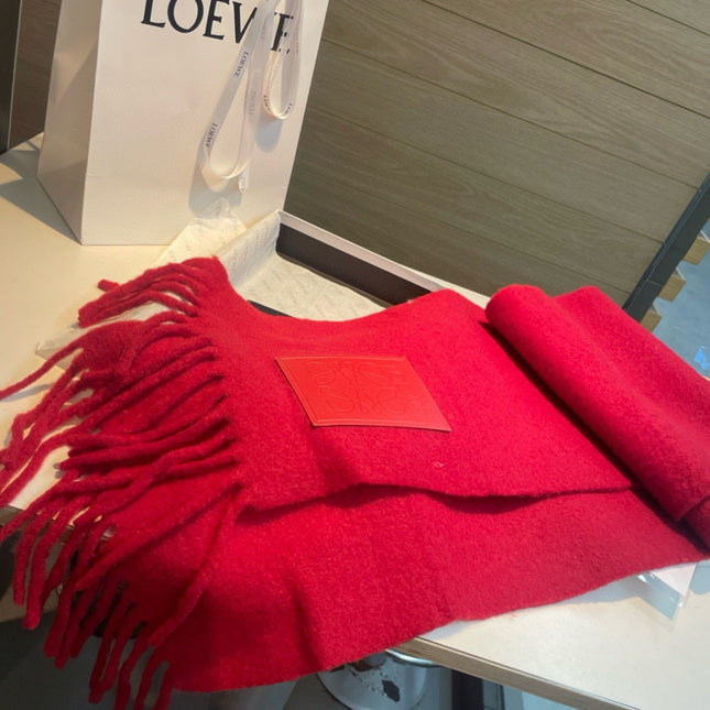 LOEWE 26S SCARF 200 IN WOOL MOHAIR 142598