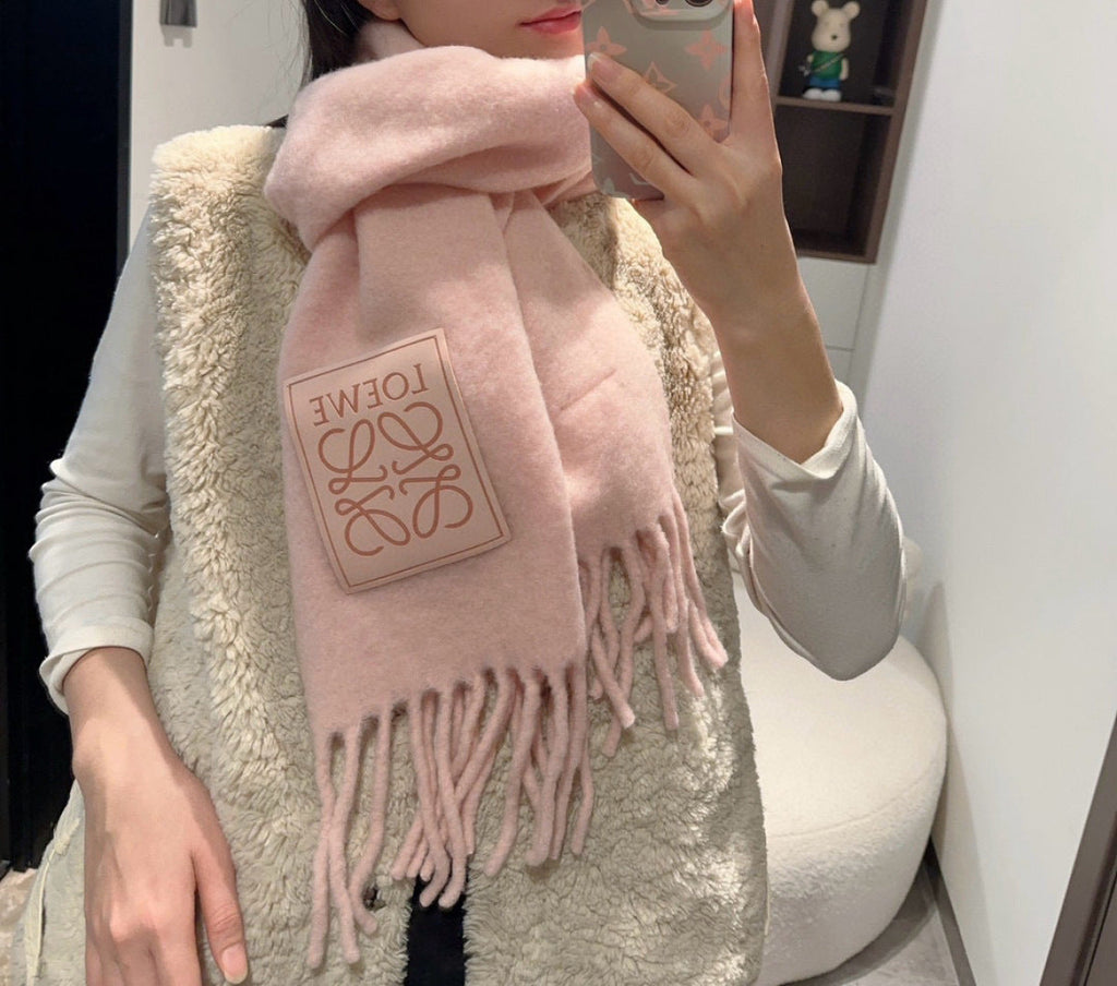 LOEWE 26S SCARF 200 IN WOOL MOHAIR 142602