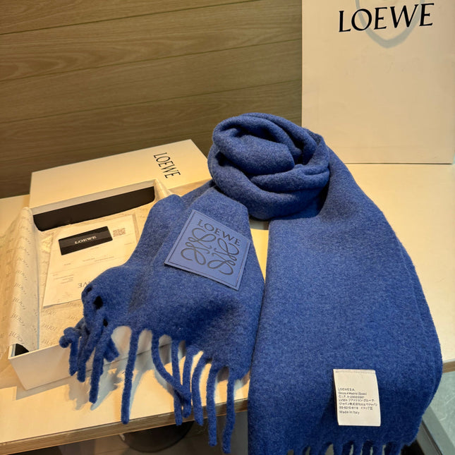 LOEWE 26S SCARF 200 IN WOOL MOHAIR 142593