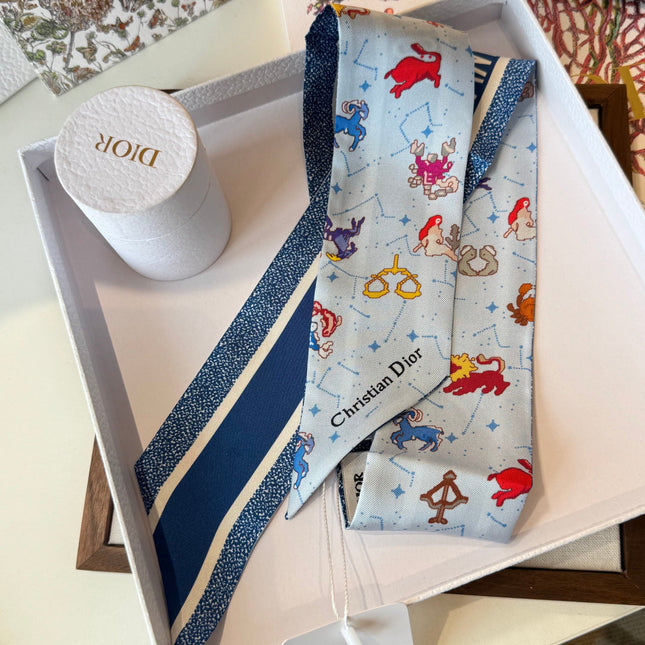 DIOR 26S SCARF 100CM IN SILK 269188