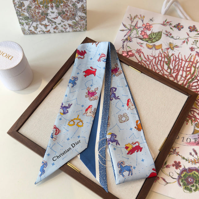 DIOR 26S SCARF 100CM IN SILK 269188