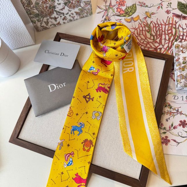 DIOR 26S SCARF 100CM IN SILK 269189