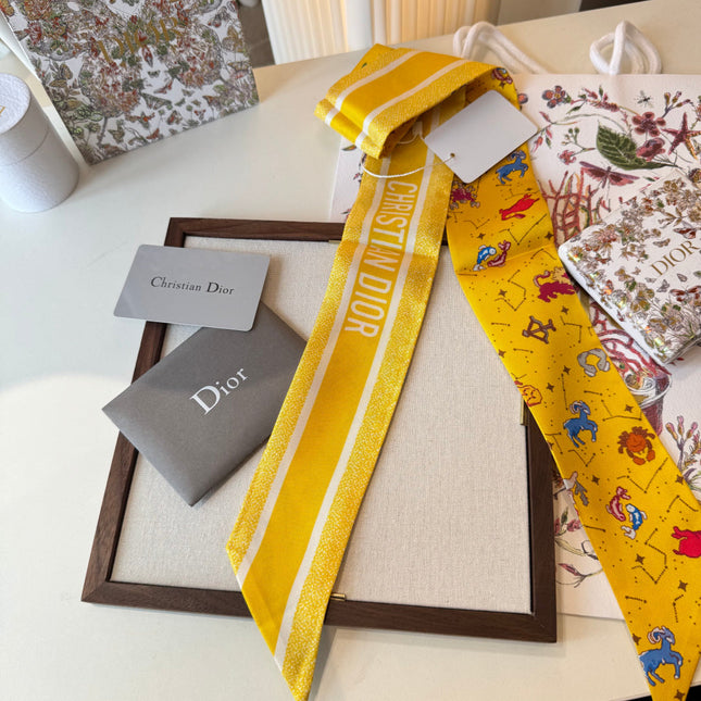 DIOR 26S SCARF 100CM IN SILK 269189