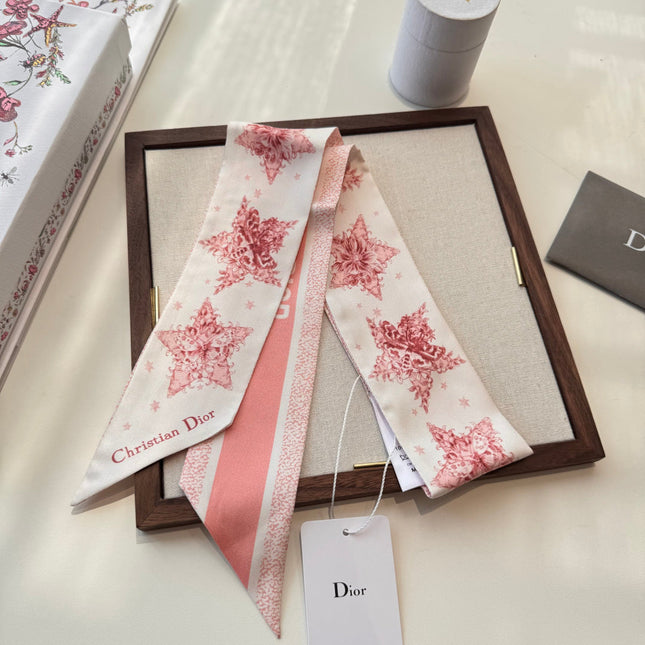 DIOR 26S SCARF 100CM IN SILK 272635