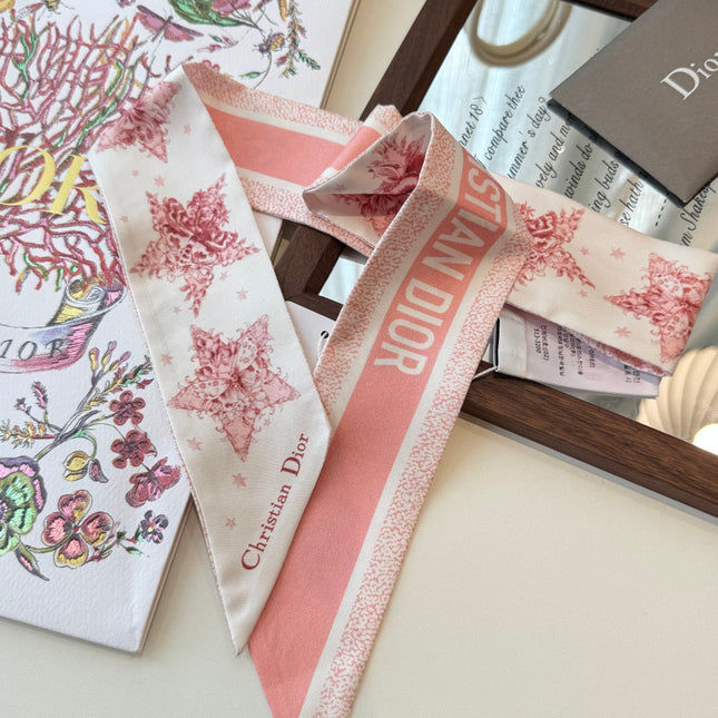 DIOR 26S SCARF 100CM IN SILK 272635