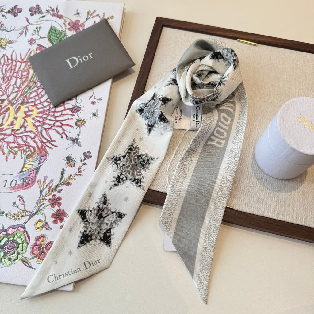 DIOR 26S SCARF 100CM IN SILK 272637